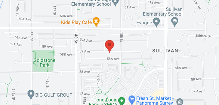 map of 14954 59TH AVENUE